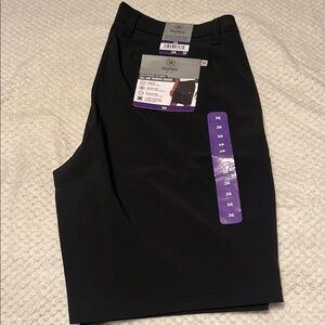 New Hurley Black Flat Front Shorts for Versatile Style